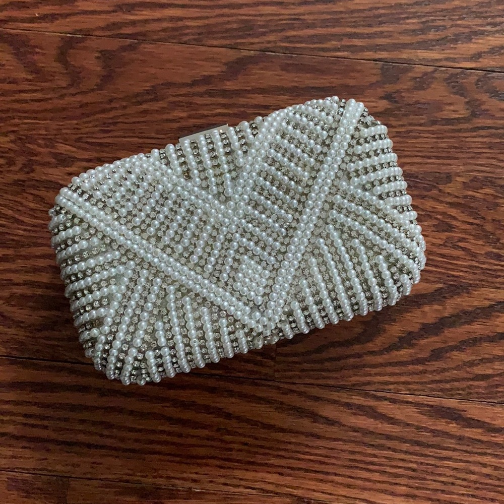 aldo embellished clutch